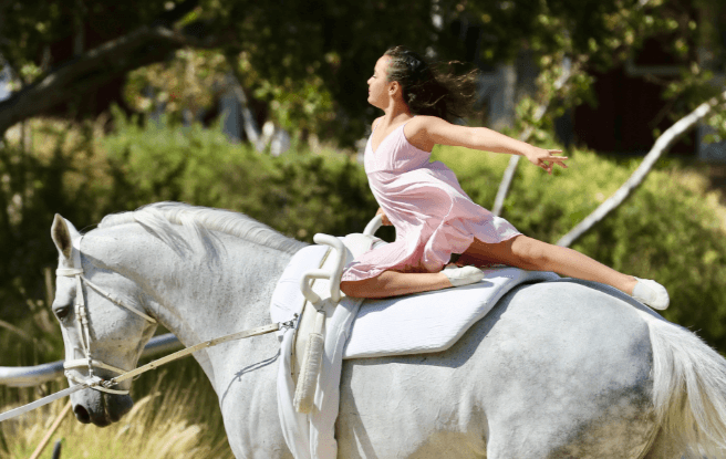 What is the history of equestrian vaulting?